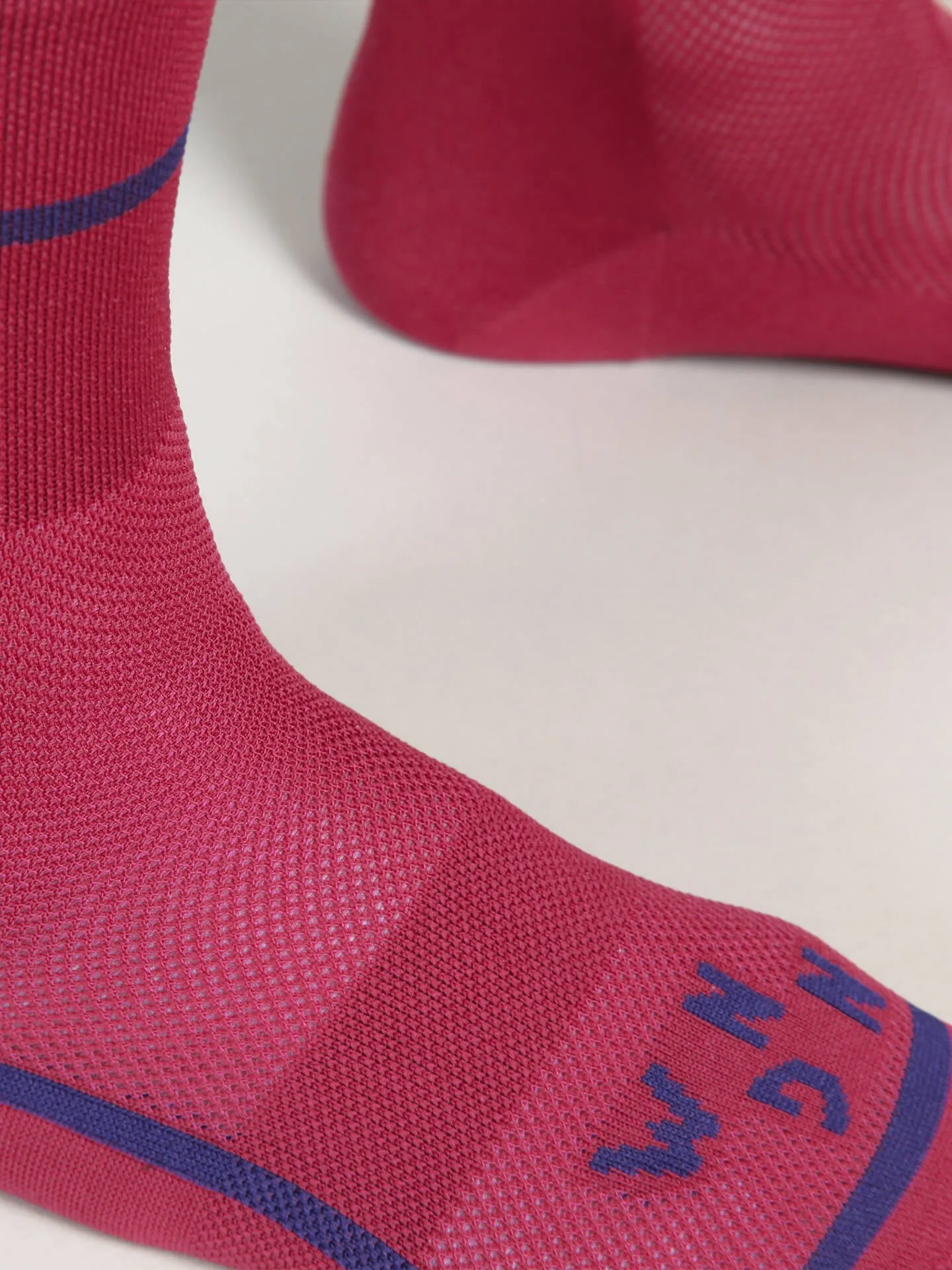 T-section Air Socks Long - Burgundy
