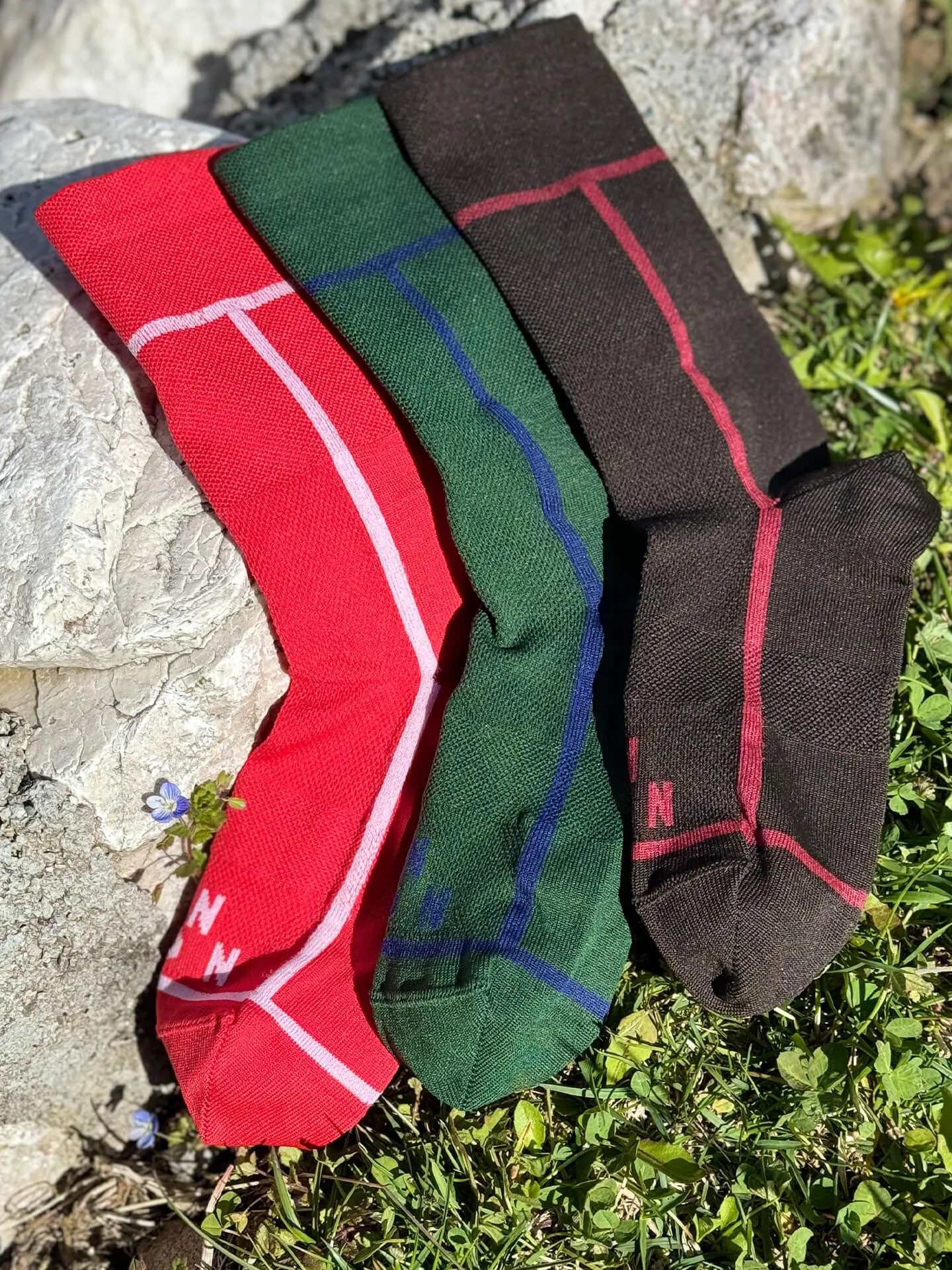 T-section Air Socks Long - Red