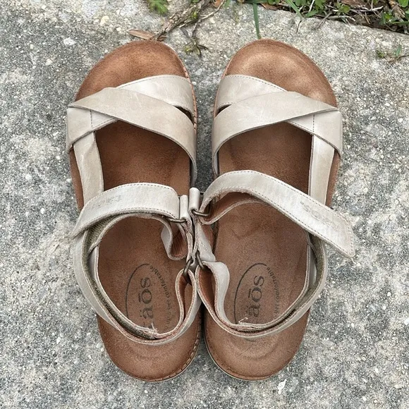 Taos Leather Sideways Sandals