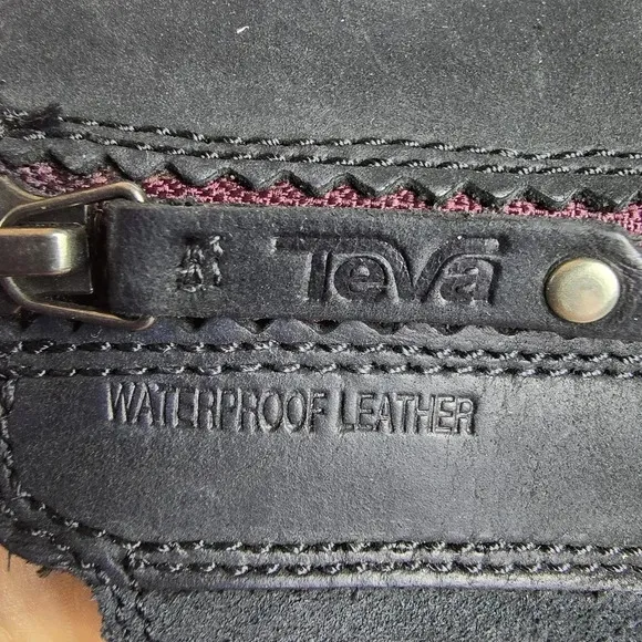 Teva De La Vina Dos Black Boots with Buckle Detail Size 7 1/2