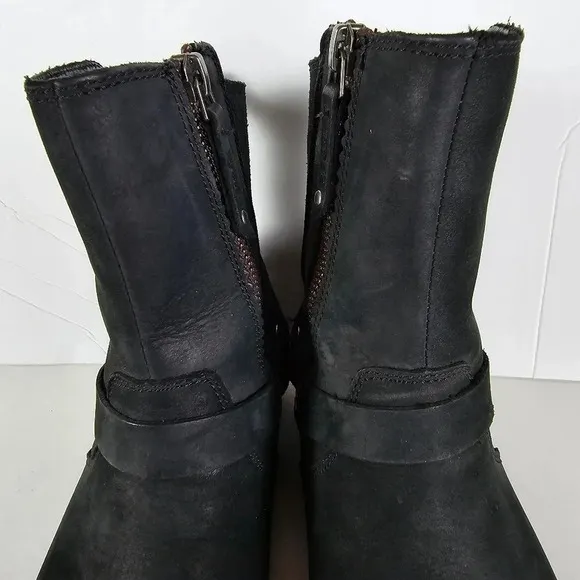 Teva De La Vina Dos Black Boots with Buckle Detail Size 7 1/2
