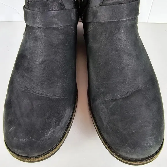 Teva De La Vina Dos Black Boots with Buckle Detail Size 7 1/2