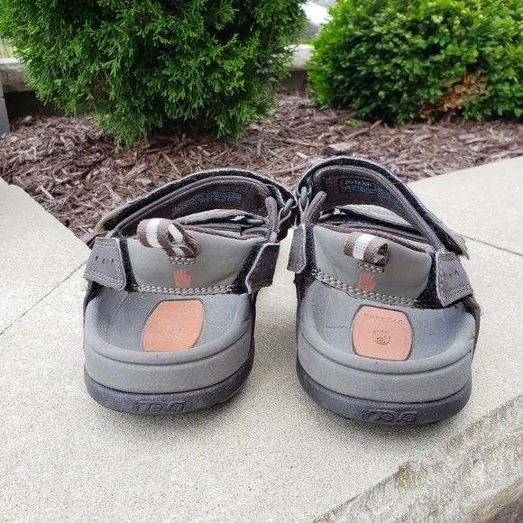 TEVA Men's Sandals Brown/Orange Size 7