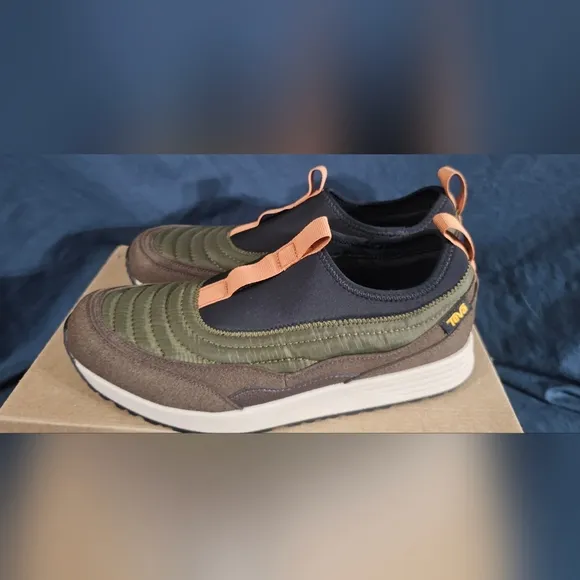 Teva ReEmber Vistaverse Slip On Shoes Brown Green Mens Size 9.5 New No Box