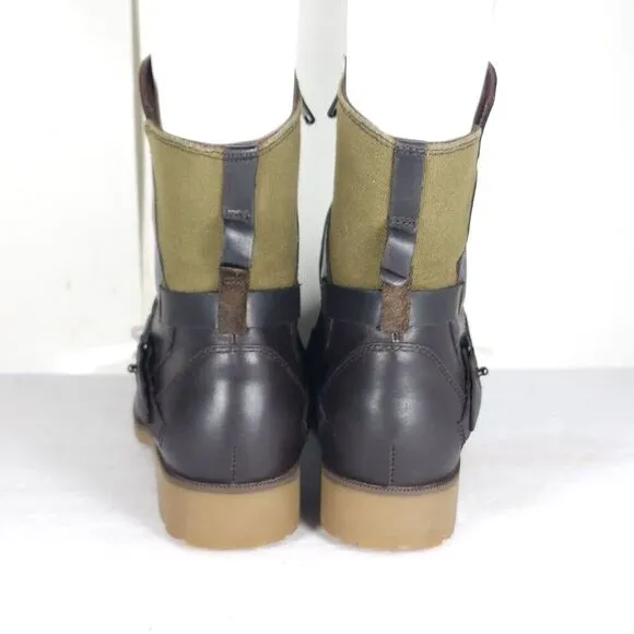 TEVA Women's De La Vina US8,5 Brown Leather Waterproof Zip-Up Ankle Boots