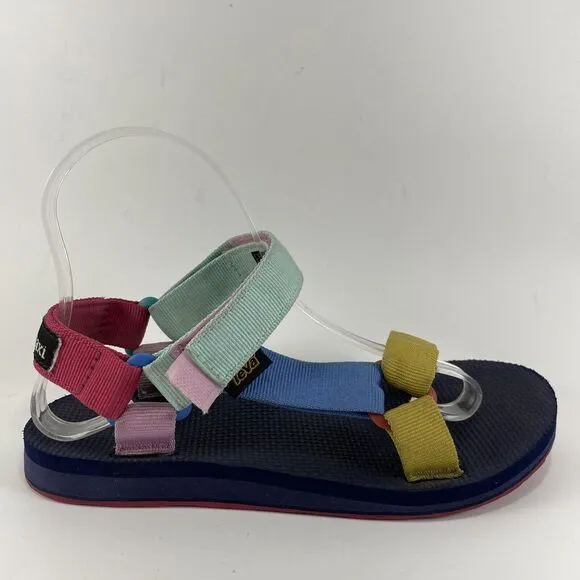 Teva X Cotopaxi Universal Original Sandals Womens Size 6 Multi Color Strappy