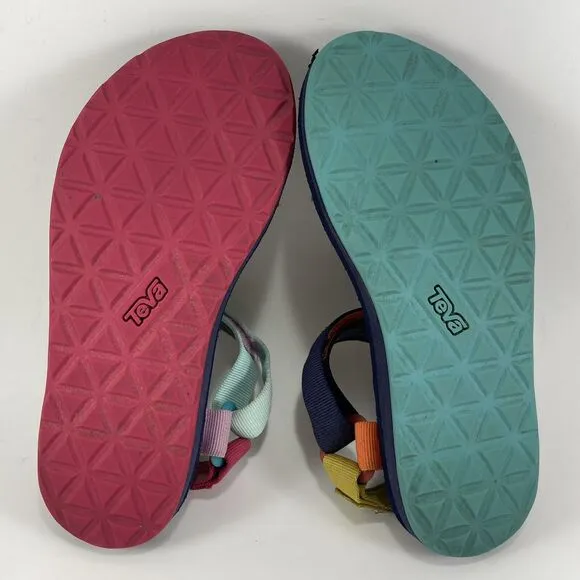 Teva X Cotopaxi Universal Original Sandals Womens Size 6 Multi Color Strappy