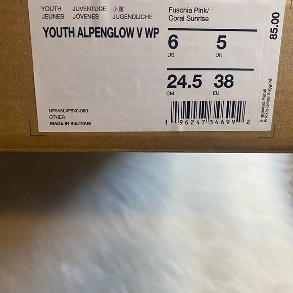 The North Face Alpenglow Pink Waterproof Boots