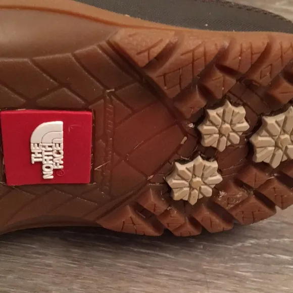 The North Face Nuptse Purna brown suede waterproof boot 9