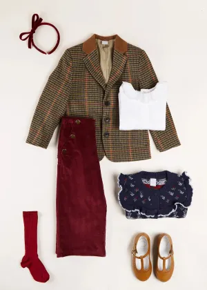 The Tweed Blazer Girl Look