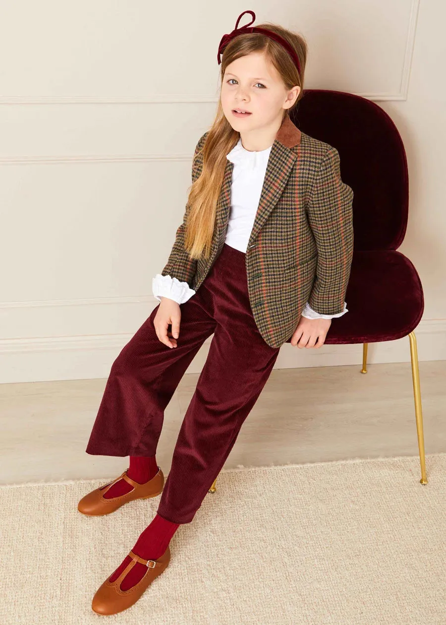 The Tweed Blazer Girl Look
