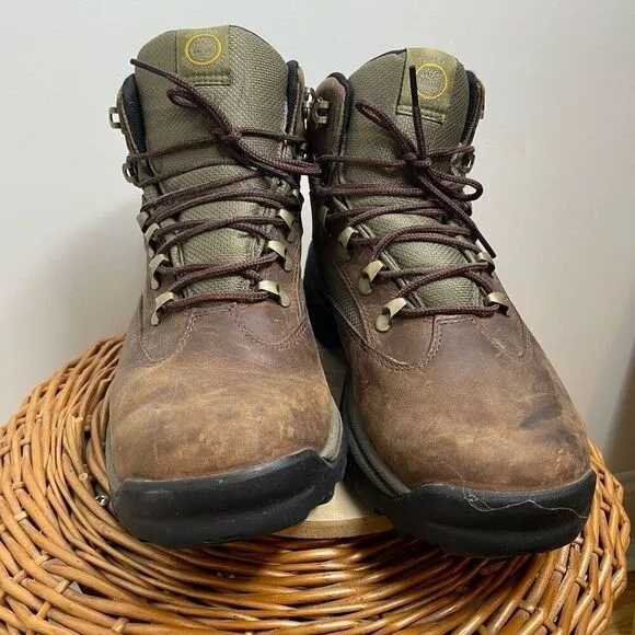 Timberland Chocorua BOOTS Gore-tex Hiking Womens Shoes 15631 Sz 10 Brown Leather