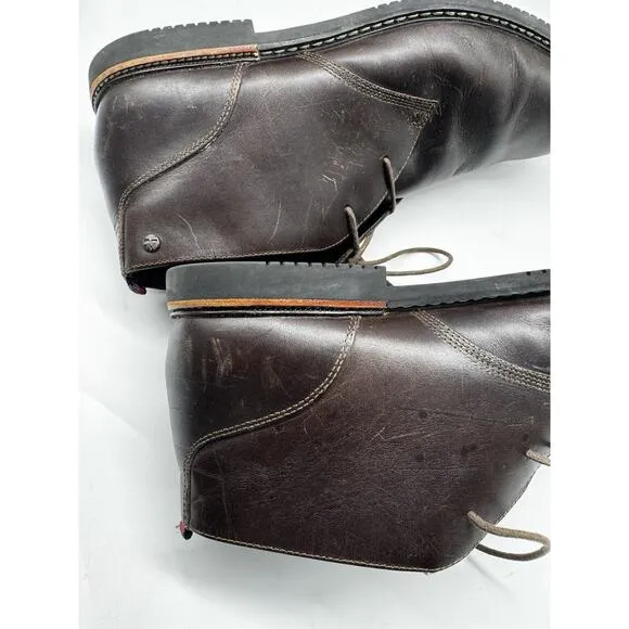 Timberland Earthkeepers Anti Fatigue Brook Park Brown Leather Chukka Boots Sz 13