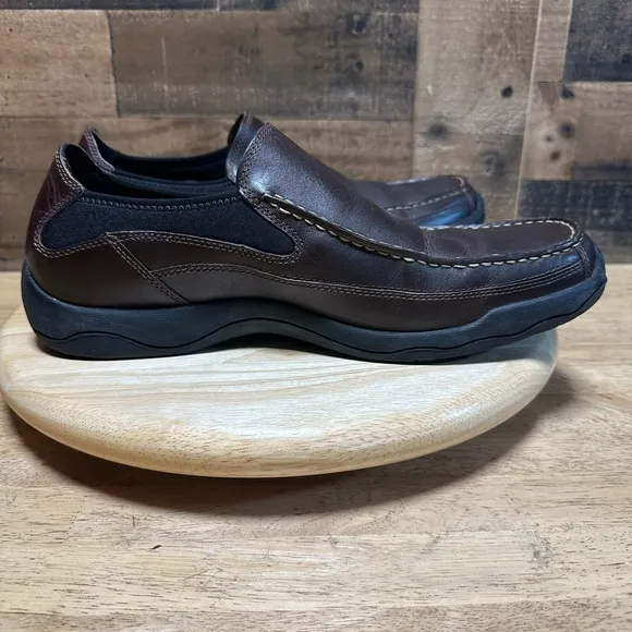 Timberland Mens Brown Earthkeepers Anti-Fatigue Leather Loafers 3147R Size 12M
