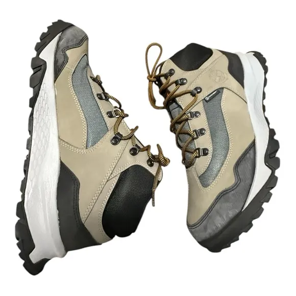 Timberland Men's LINCOLN PEAK WATERPROOF Grey - Black Boots Multiple Size 12 NEW