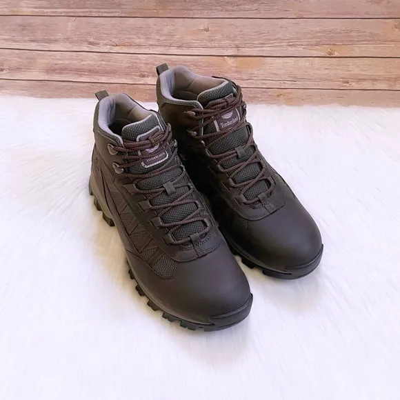 Timberland Men’s Mt. Maddsen Dark Brown Mid Hiker Boots
