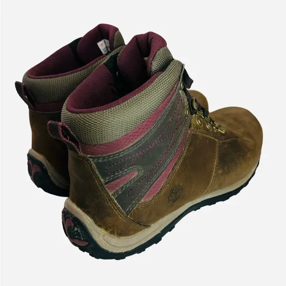 Timberland Norwood Women’s Mid Waterproof Dark Brown Hiking Boots Size 9.5