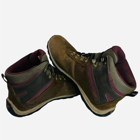 Timberland Norwood Women’s Mid Waterproof Dark Brown Hiking Boots Size 9.5