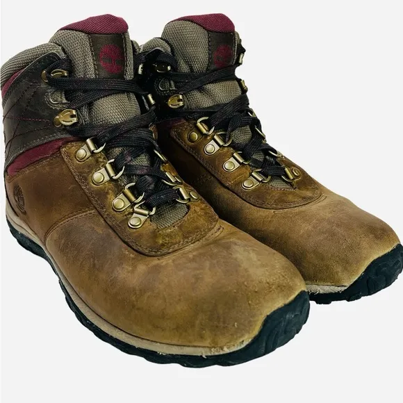 Timberland Norwood Women’s Mid Waterproof Dark Brown Hiking Boots Size 9.5