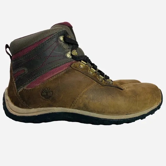 Timberland Norwood Women’s Mid Waterproof Dark Brown Hiking Boots Size 9.5