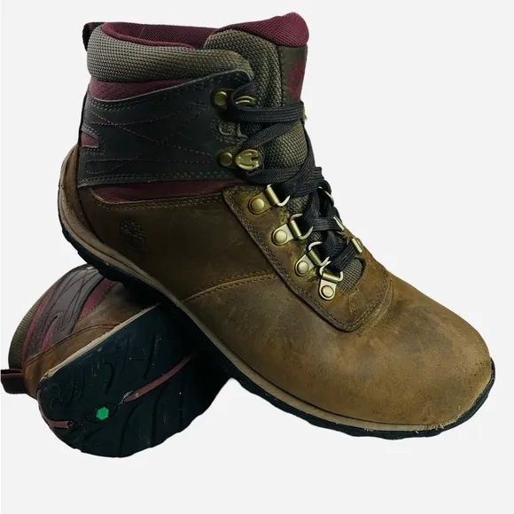 Timberland Norwood Women’s Mid Waterproof Dark Brown Hiking Boots Size 9.5