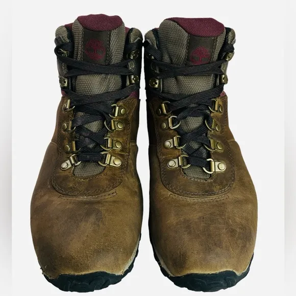 Timberland Norwood Women’s Mid Waterproof Dark Brown Hiking Boots Size 9.5