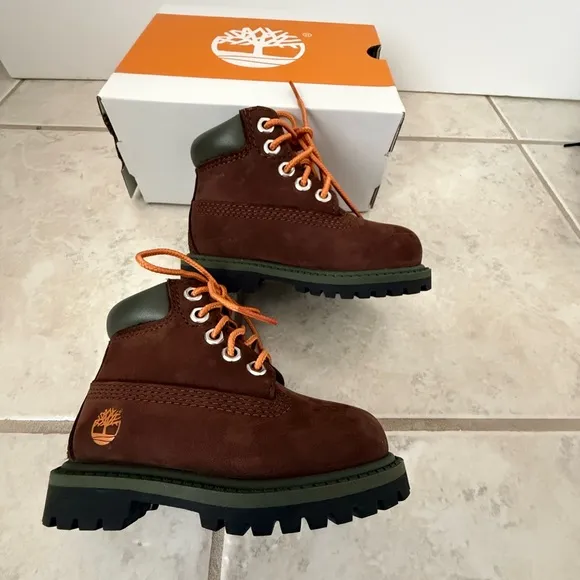 Timberland Premium Toddler's Dark Brown Boots