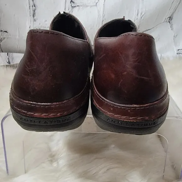 Timberland PRO Revina Slip Resistant Work Shoe Clogs Womens 8 Anti Fatique Brown