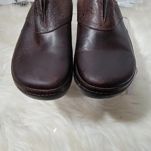 Timberland PRO Revina Slip Resistant Work Shoe Clogs Womens 8 Anti Fatique Brown