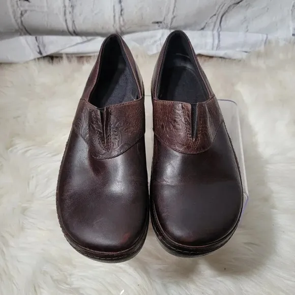 Timberland PRO Revina Slip Resistant Work Shoe Clogs Womens 8 Anti Fatique Brown