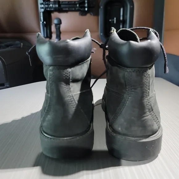 Timberland Waterproof‎ Leather Black Boots Mens 5 Women 6.5 12907 Primaloft 200.
