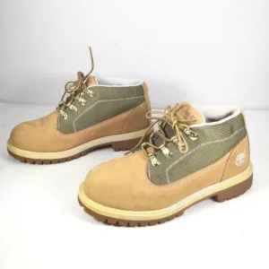 Timberland Waterproof Leather Boots Tan Size 4.5
