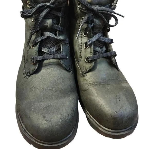 Timberland women's black classic nubuck 6&quot; hiking boots 7.5