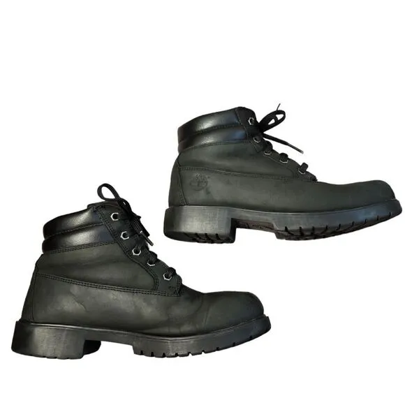 Timberland women's black classic nubuck 6&quot; hiking boots 7.5