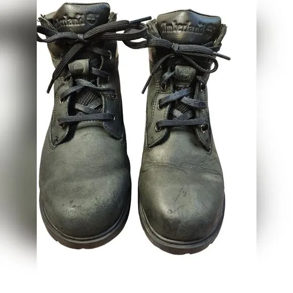 Timberland women's black classic nubuck 6&quot; hiking boots 7.5