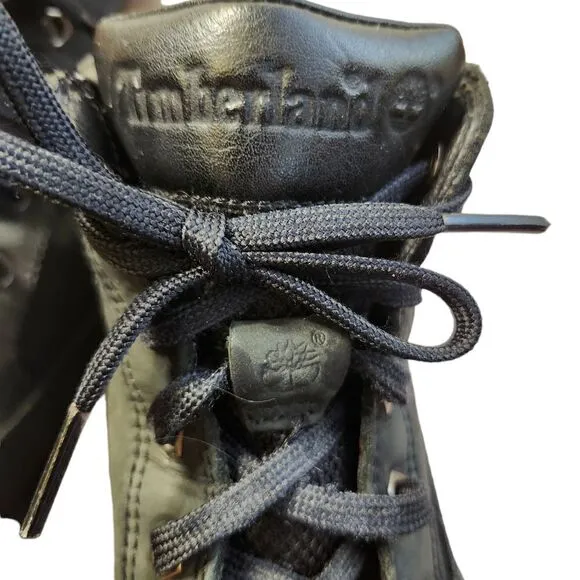 Timberland women's black classic nubuck 6&quot; hiking boots 7.5