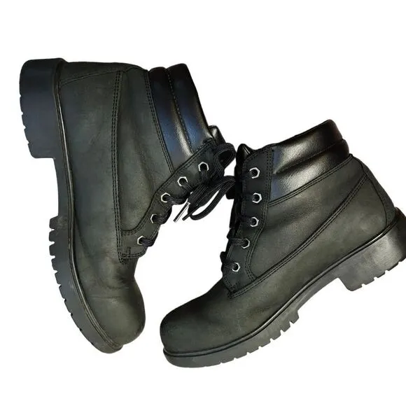 Timberland women's black classic nubuck 6&quot; hiking boots 7.5