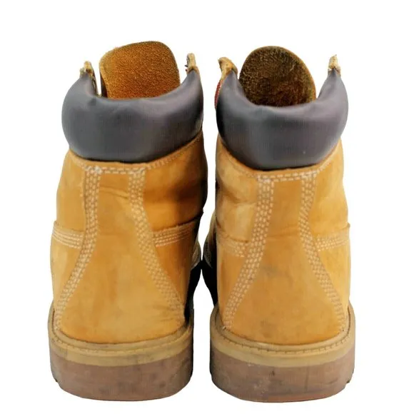 Timberland Youth Size 4.5 M Waterproof Leather Wheat Classic 6 inch Work Boots