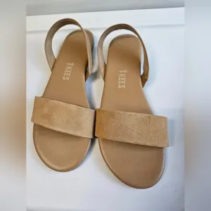 TKEES Women's Tan Sandals Uk40 US 9 NWOT