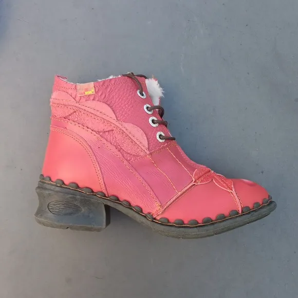 TMA EYES Brand Ladies Washed Leather Oxford Boots Mother Shoes (GERMANY))