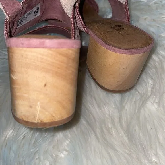 Toms Poppy Mauve Corduroy Sandals