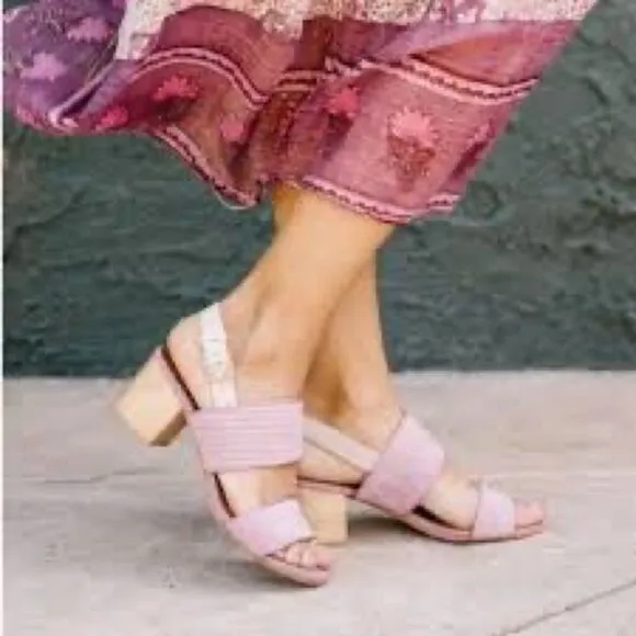 Toms Poppy Mauve Corduroy Sandals