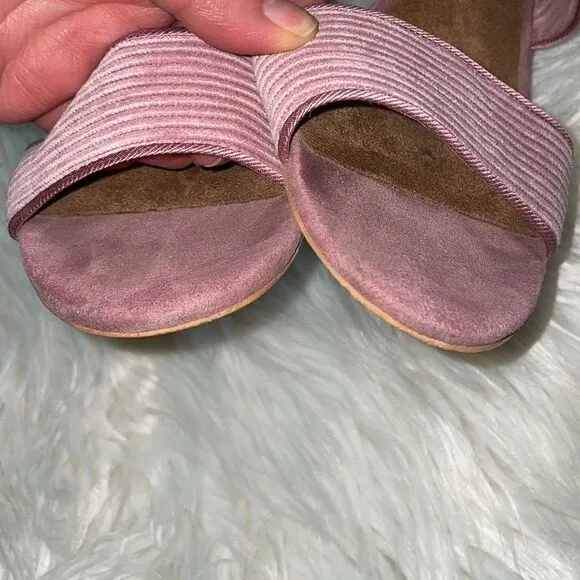 Toms Poppy Mauve Corduroy Sandals