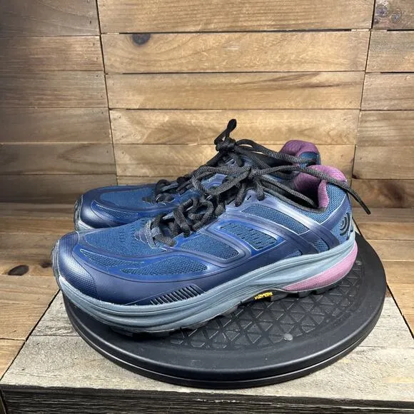 Topo Ultraventure Women’s Size 7 Vibram Running Shoes Blue Black Athletic