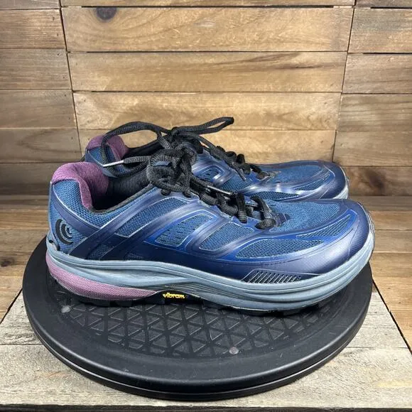 Topo Ultraventure Women’s Size 7 Vibram Running Shoes Blue Black Athletic