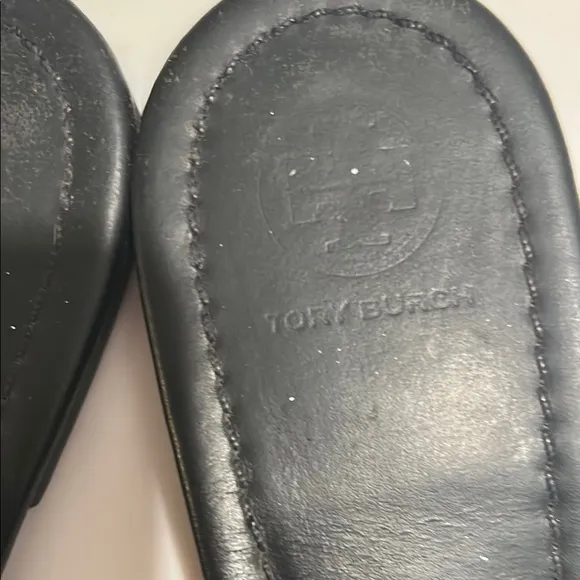 Tory Burch Black Miller Leather Sandals