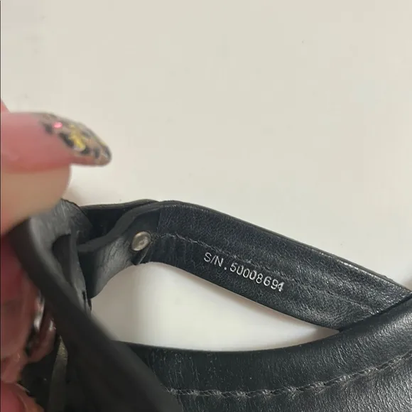 Tory Burch Black Miller Leather Sandals
