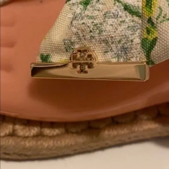 Tory Burch Ivory Box Penny Sandals