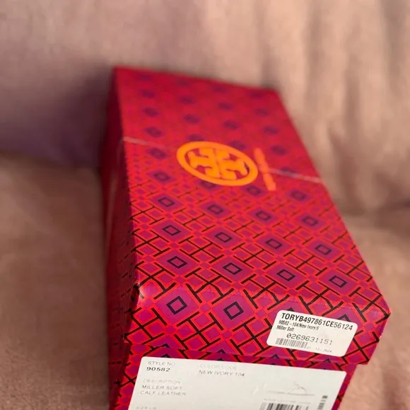 Tory Burch Ivory Miller Sandals
