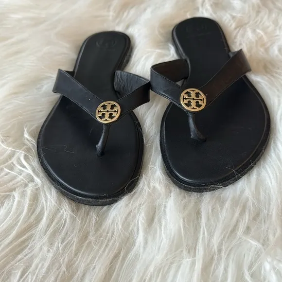Tory Burch leather  sandals size 10